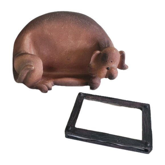 3D Dog Shaped Picture Photo Frame Holders Doggie Resin Figurines Cocker Spaniel - Picture 3 of 15